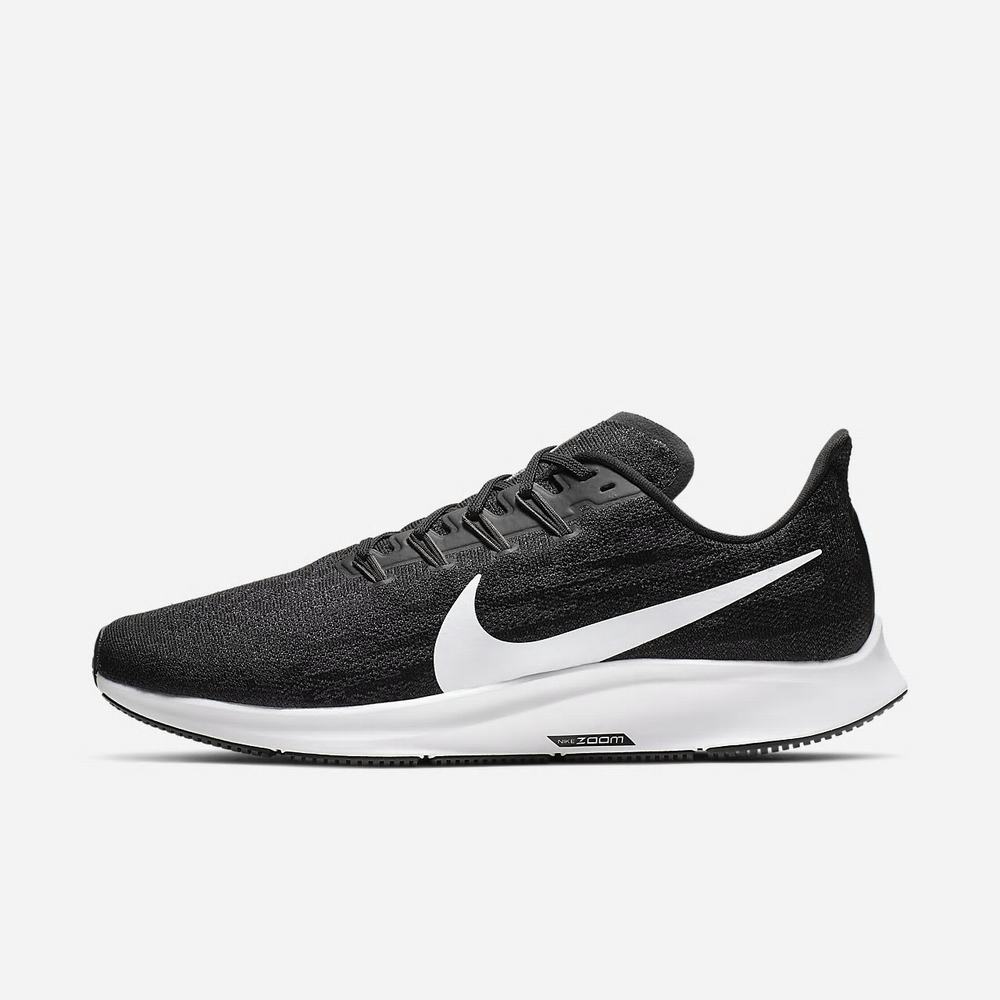 Chaussure De Running Nike Air Zoom Pegasus 36 Noir 4197-283 Black/Thunder Grey/White Homme | FHF-17473150